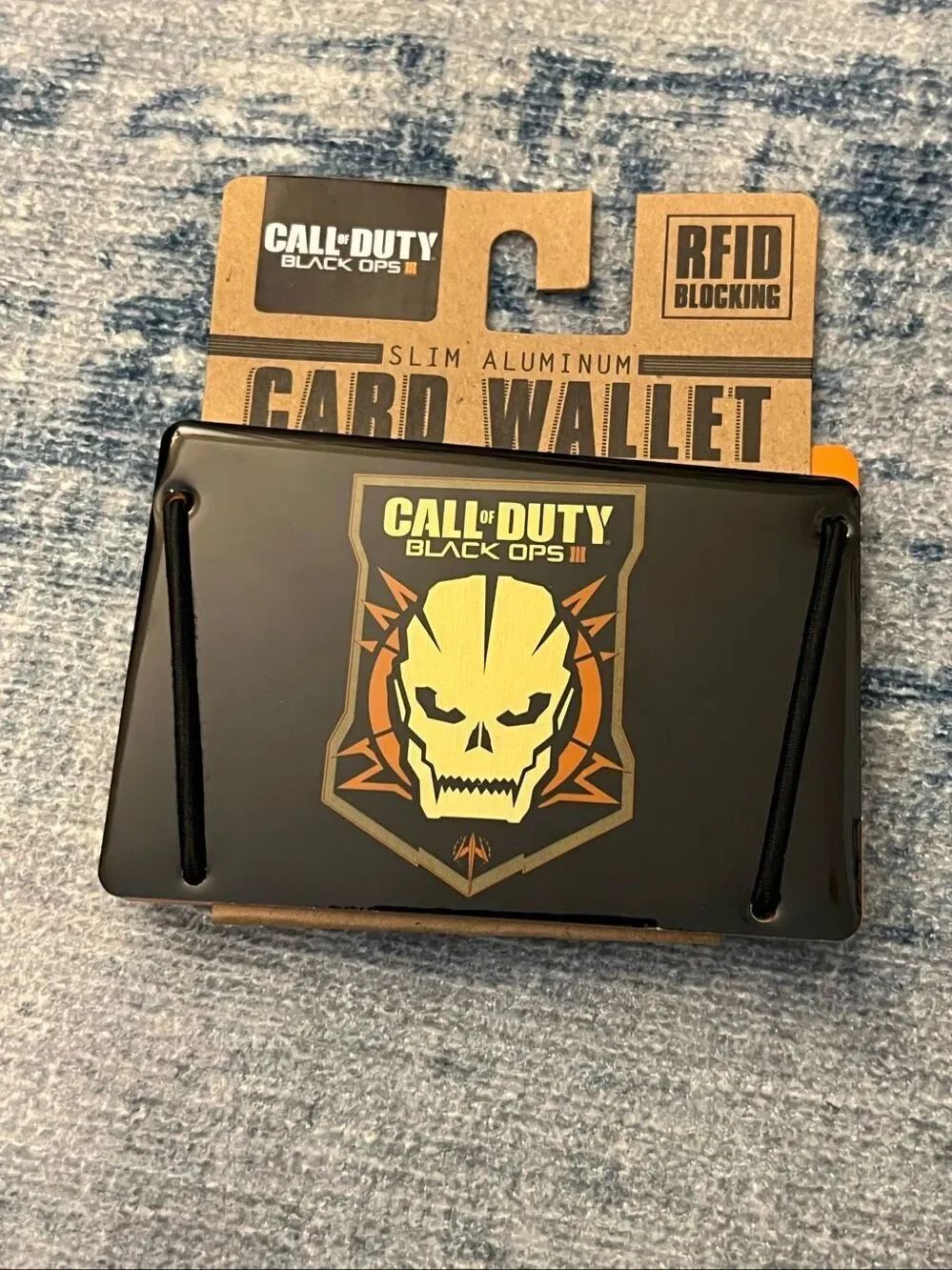 New Call of Duty: Black Ops III Slim Aluminum Card Wallet